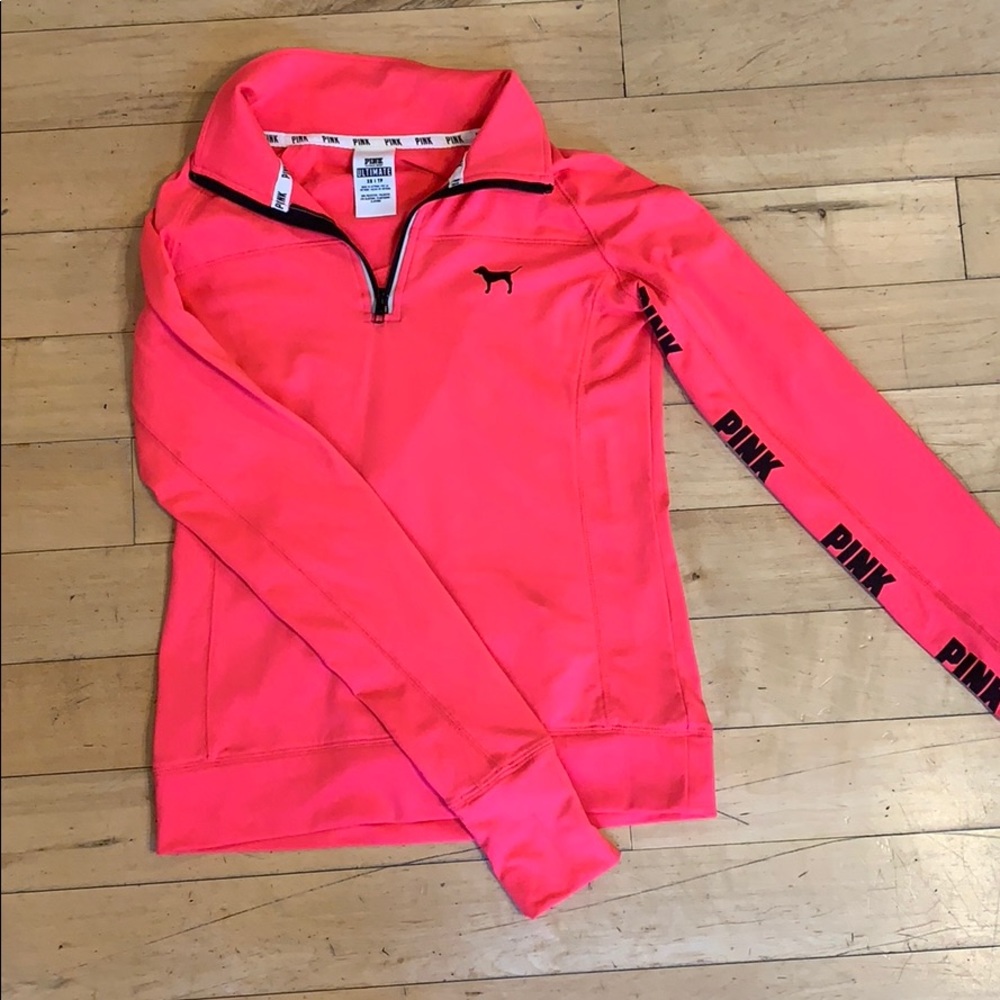 Long sleeve PINK workout shirt